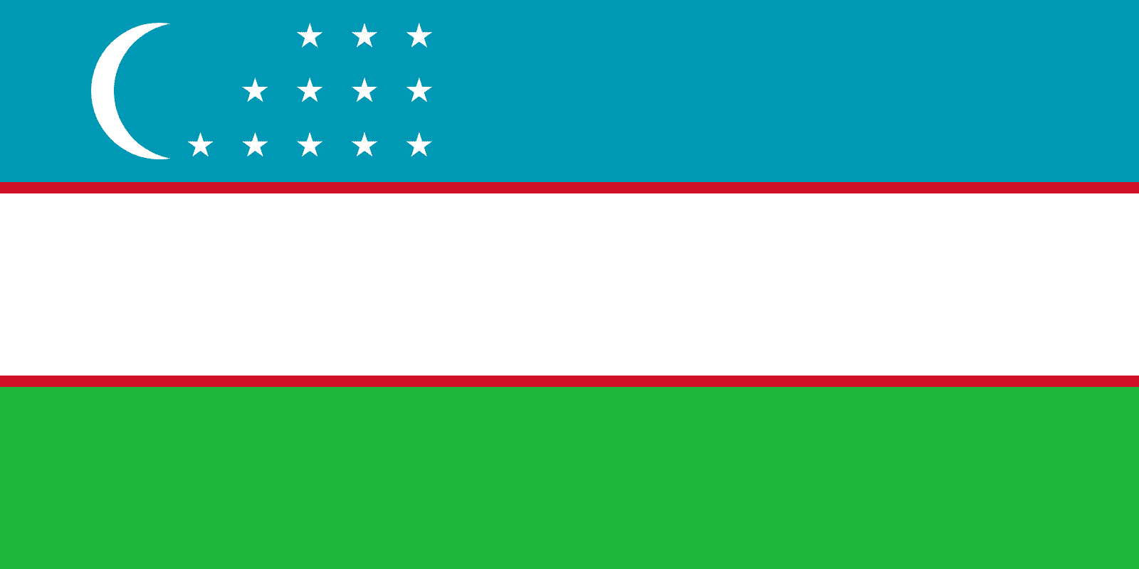 Resultado de imagem para bandeira do uzbequistão