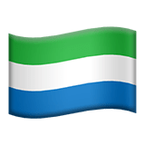 Serra Leoa Apple Emoji