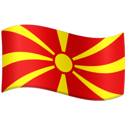Macedónia do Norte Facebook Emoji