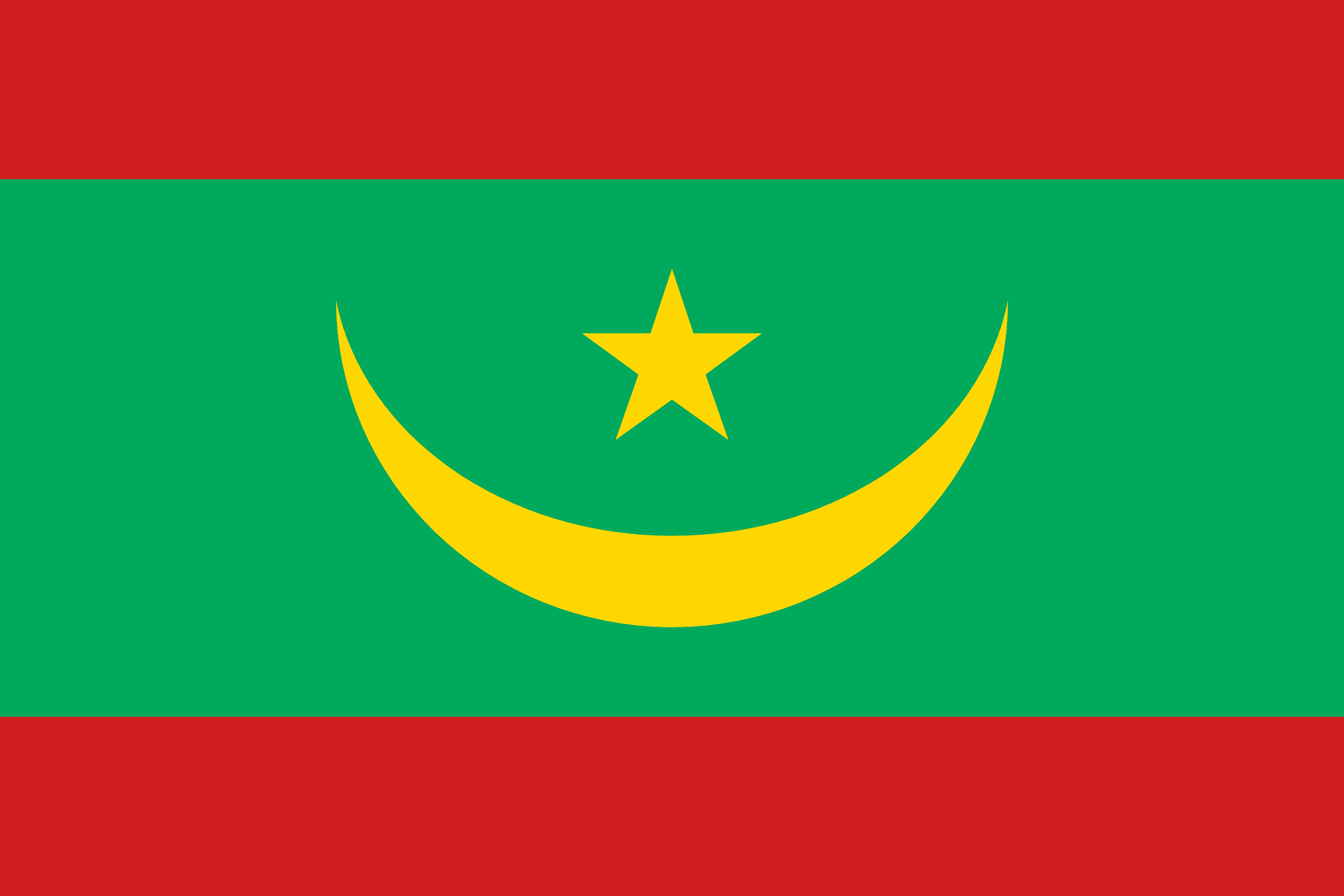 Mauritânia | Bandeiras de países