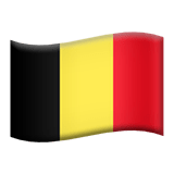 Bélgica Apple Emoji
