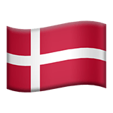 Dinamarca Apple Emoji