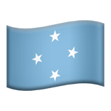 Estados Federados da Micronésia Apple Emoji