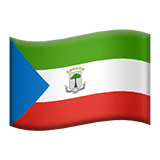 Guiné Equatorial Apple Emoji