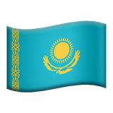Cazaquistão Apple Emoji