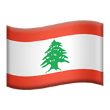 Líbano Apple Emoji
