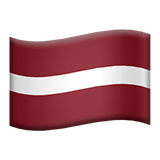 Letónia Apple Emoji