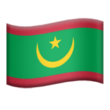 Mauritânia Apple Emoji
