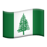Ilha Norfolk Apple Emoji