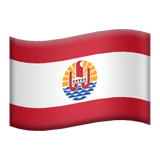 Polinésia Francesa Apple Emoji
