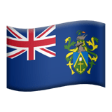 Ilhas Pitcairn Apple Emoji