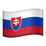 Eslováquia Apple Emoji