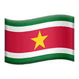 Suriname Apple Emoji