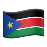 Sudão do Sul Apple Emoji
