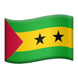 São Tomé e Príncipe Apple Emoji