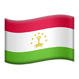 Tajiquistão Apple Emoji