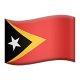 Timor-Leste Apple Emoji