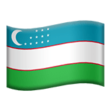 Uzbequistão Apple Emoji