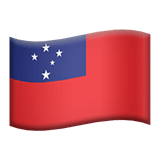 Samoa Apple Emoji