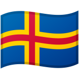 Ilhas Åland Android/Google Emoji