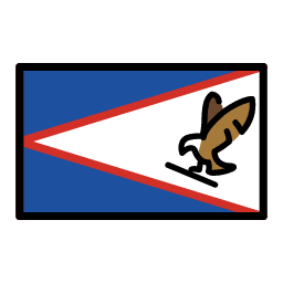Samoa Americana OpenMoji Emoji