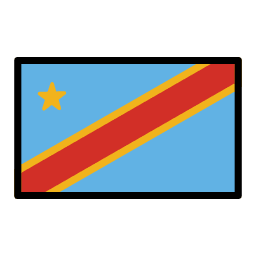 República Democrática do Congo OpenMoji Emoji