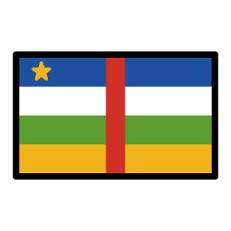 República Centro-Africana OpenMoji Emoji