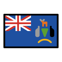Ilhas Geórgia do Sul e Sandwich do Sul OpenMoji Emoji