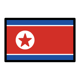 Coreia do Norte OpenMoji Emoji