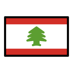 Líbano OpenMoji Emoji