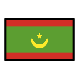Mauritânia OpenMoji Emoji