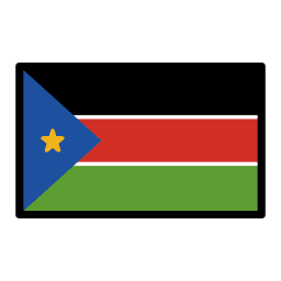 Sudão do Sul OpenMoji Emoji