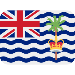 Território Britânico do Oceano Índico Twitter Emoji