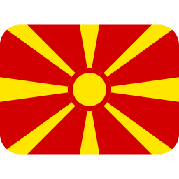 Macedónia do Norte Twitter Emoji