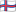 Bandeira das Ilhas Feroé