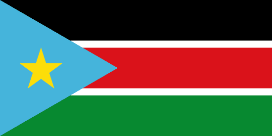 Bandeira Do Sudão Do Sul 🇸🇸 Bandeiras Do Mundo