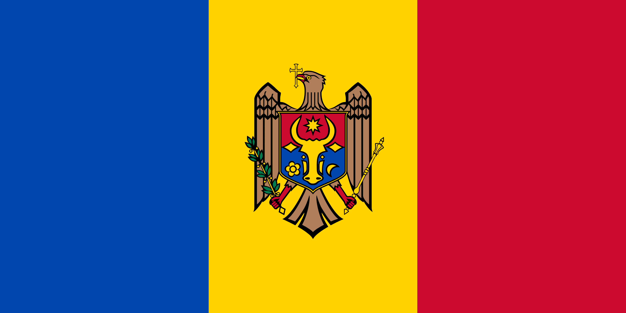 Bandeira da Moldávia 🇲🇩 – Bandeiras do mundo