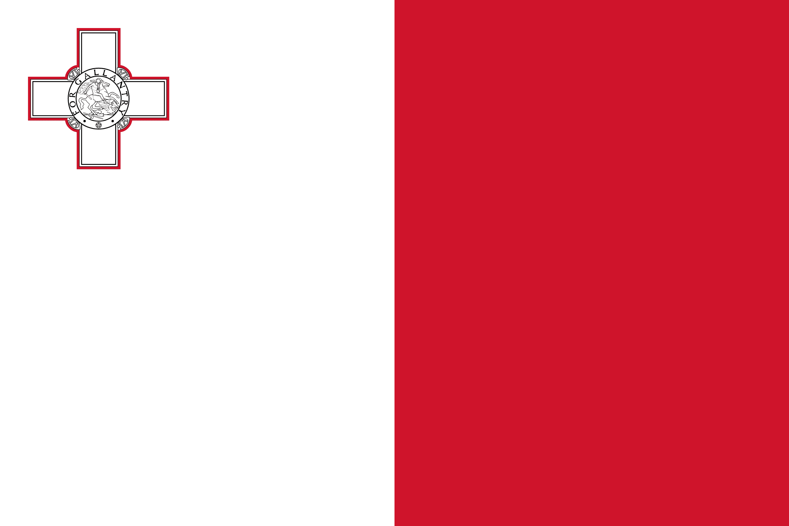 Resultado de imagem para Malta bandeira