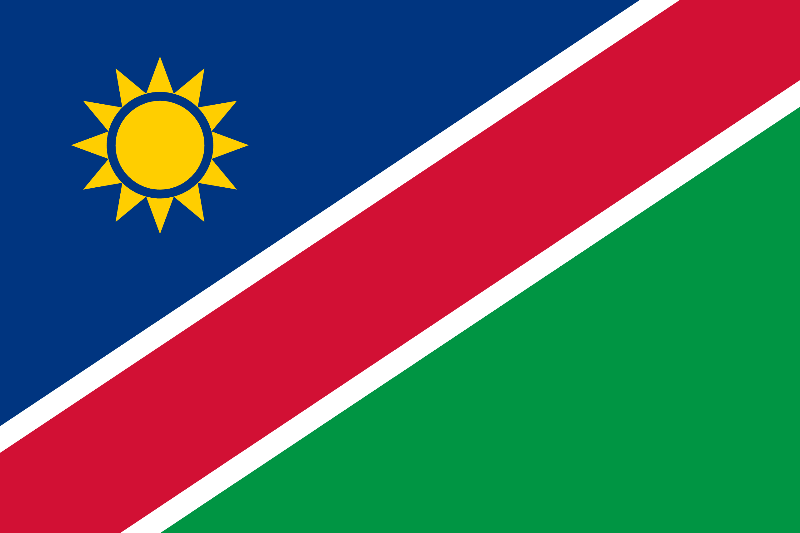 Resultado de imagem para Namibia bandeira