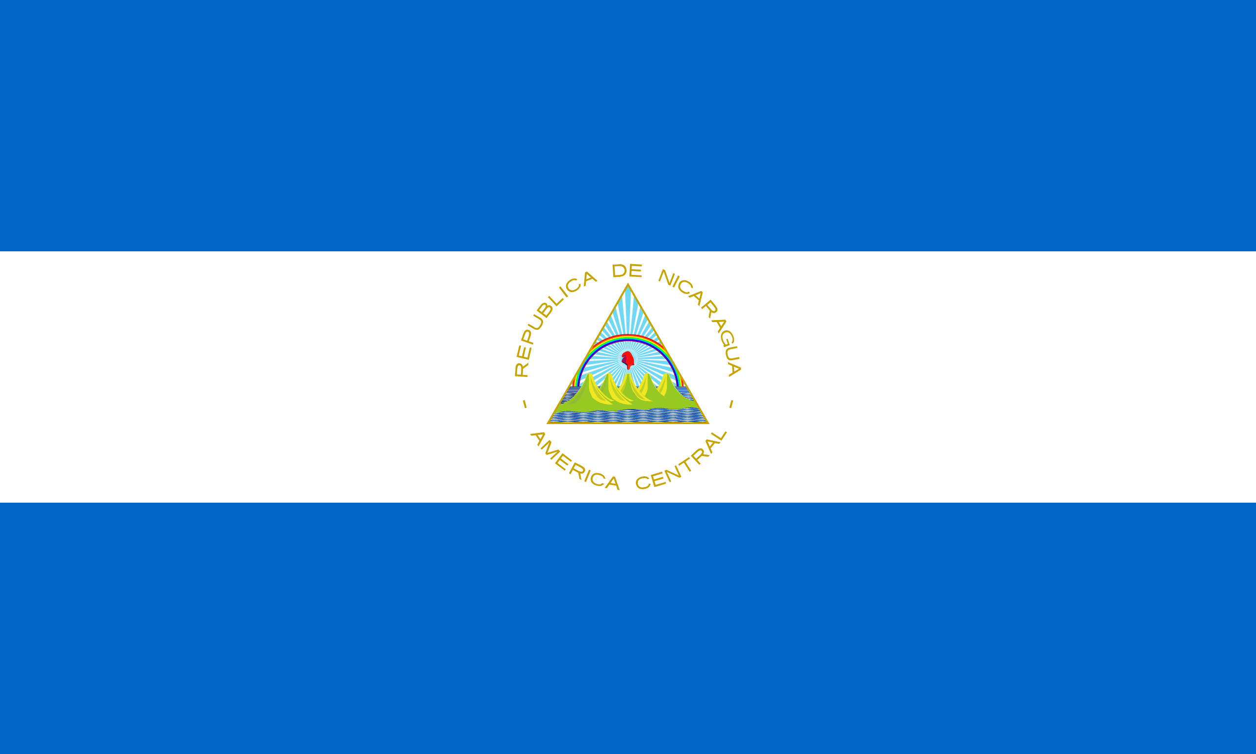 Bandeira da Nicarágua 🇳🇮 – Bandeiras do mundo