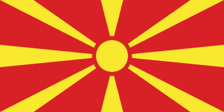 Bandeira da Macedónia do Norte