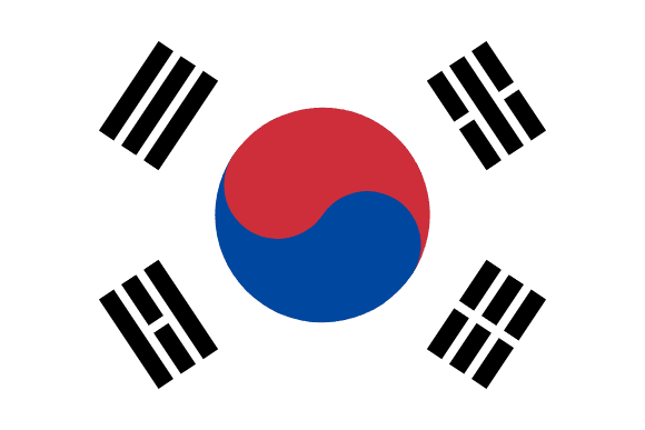 Bandeira da Coreia do Sul