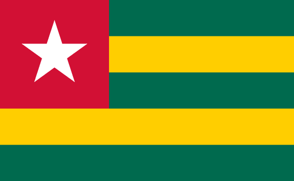 Bandeira do Togo