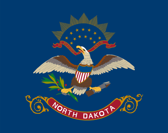 Bandeira da Dakota do Norte